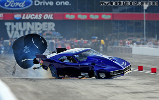 Illustration for article titled Here Are A Bunch Of Photos Of A Fiery NHRA Crash